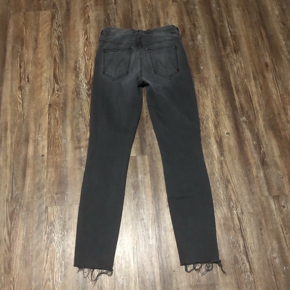 Mother High Waisted Looker Ankle Fray Jeans Women's 26 in Dancing in The Moonlig - Picture 7 of 8